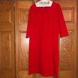 Boden Red Dress - us 12L
